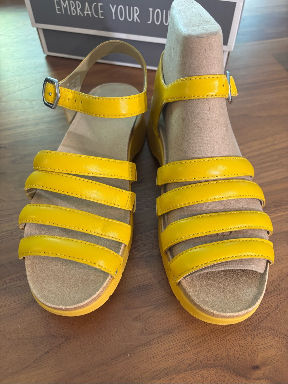Dansko Roxie Sandals – Yellow - NWOT